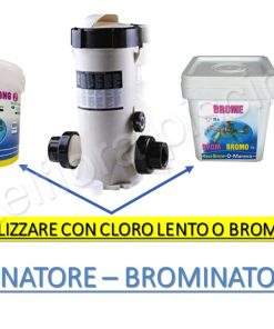 CLORINATORE – BROMINATORE in linea capienza 3,5 kg